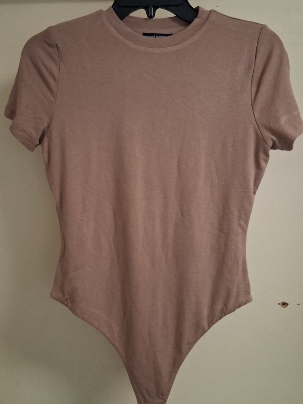 NWOT Naked wardrobe Coco Crewneck Short Sleeve Bodysuit Size XL